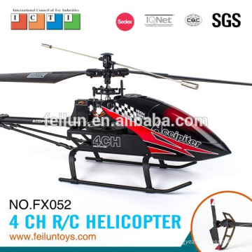FX052 2.4 G 4CH alliage grand modèle hélicoptère rc pour les adultes avec certificat CE/FCC/ASTM